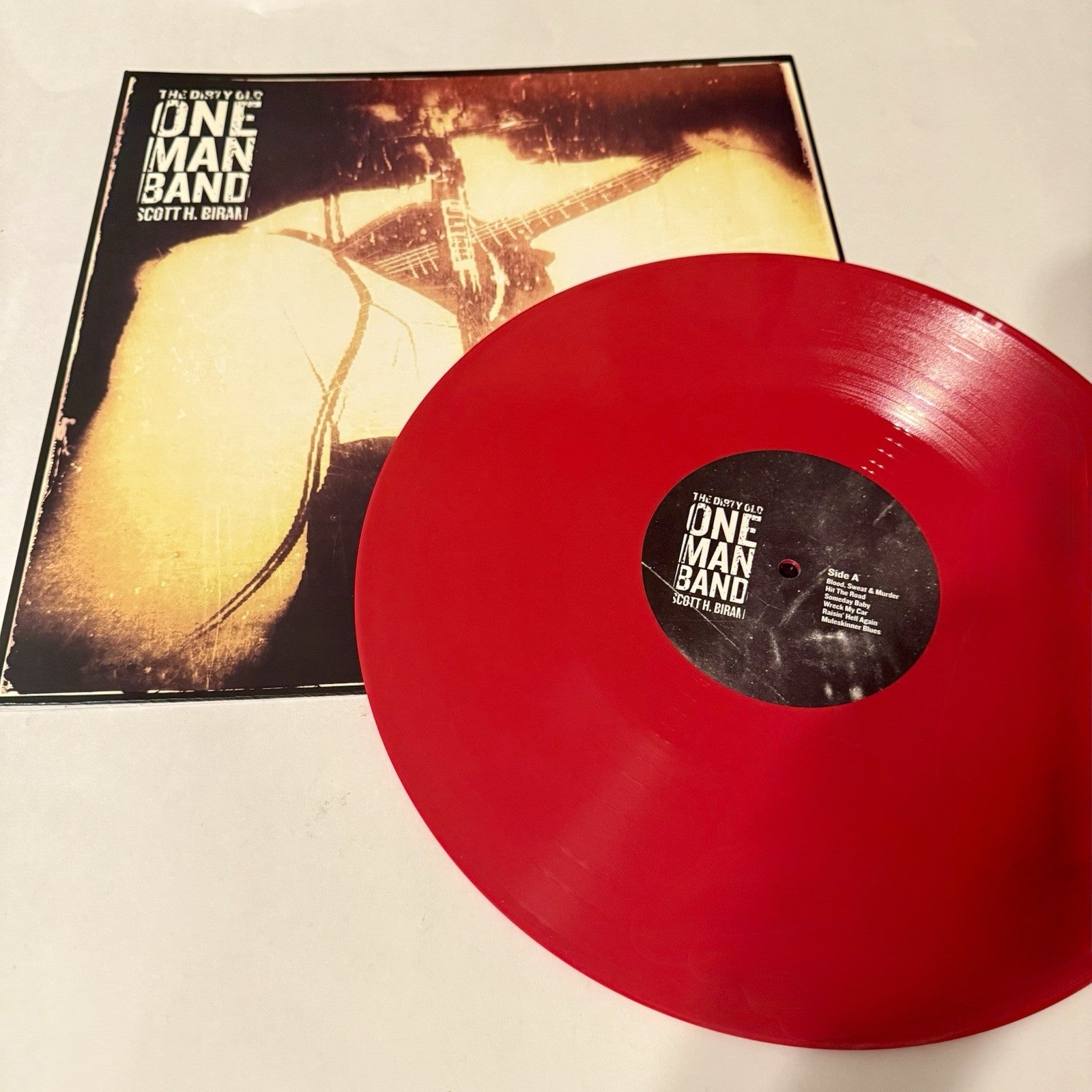 Scott H. Biram DIRTY OL ONE MAN BAND Color Vinyl LP Record NEW Sealed