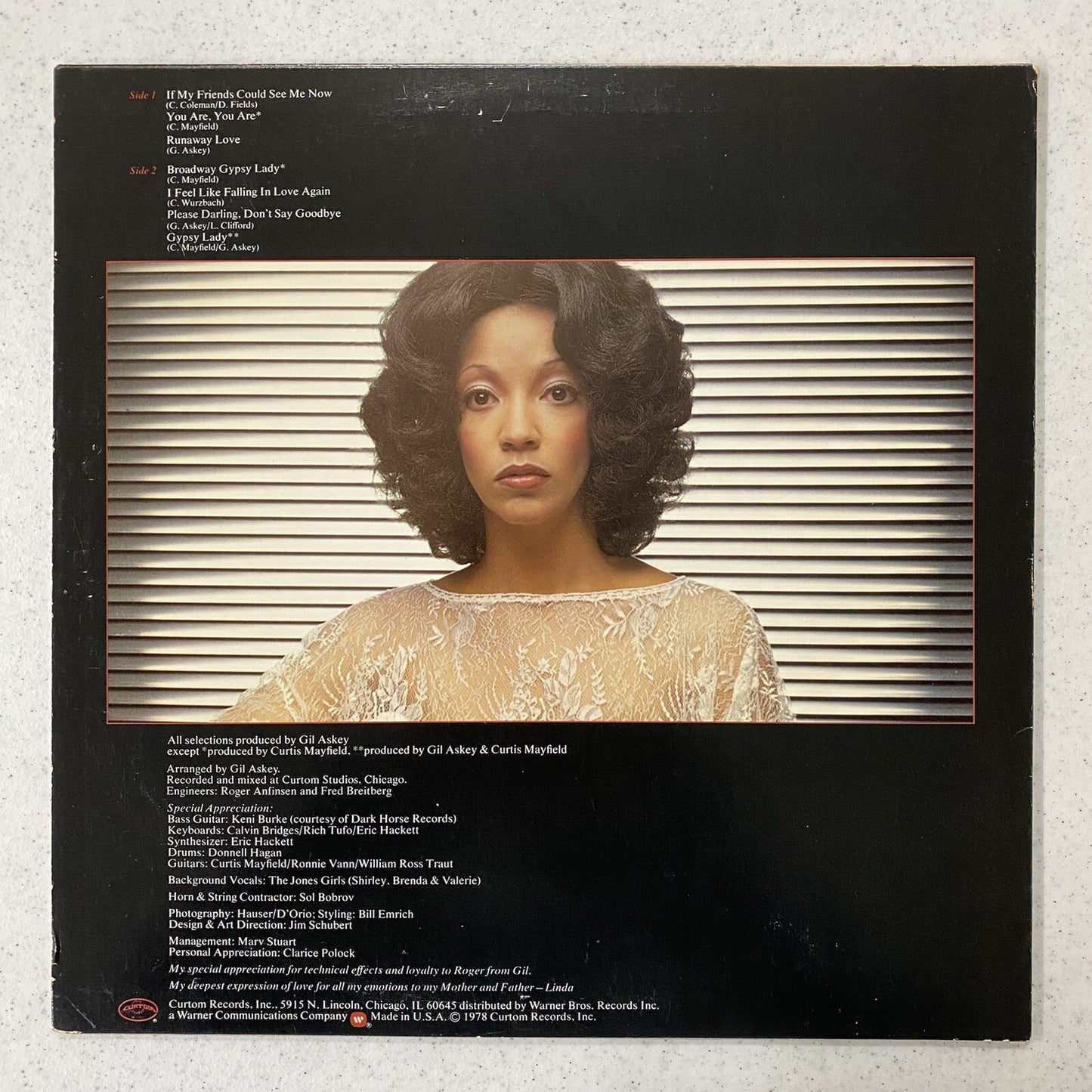 Linda Clifford IF MY FRIENDS COULD SEE ME NOW Vinyl LP Record VG+