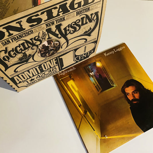 Kenny Loggins NIGHTWATCH + ON STAGE (w/Messina) Vinyl LP Records VG+