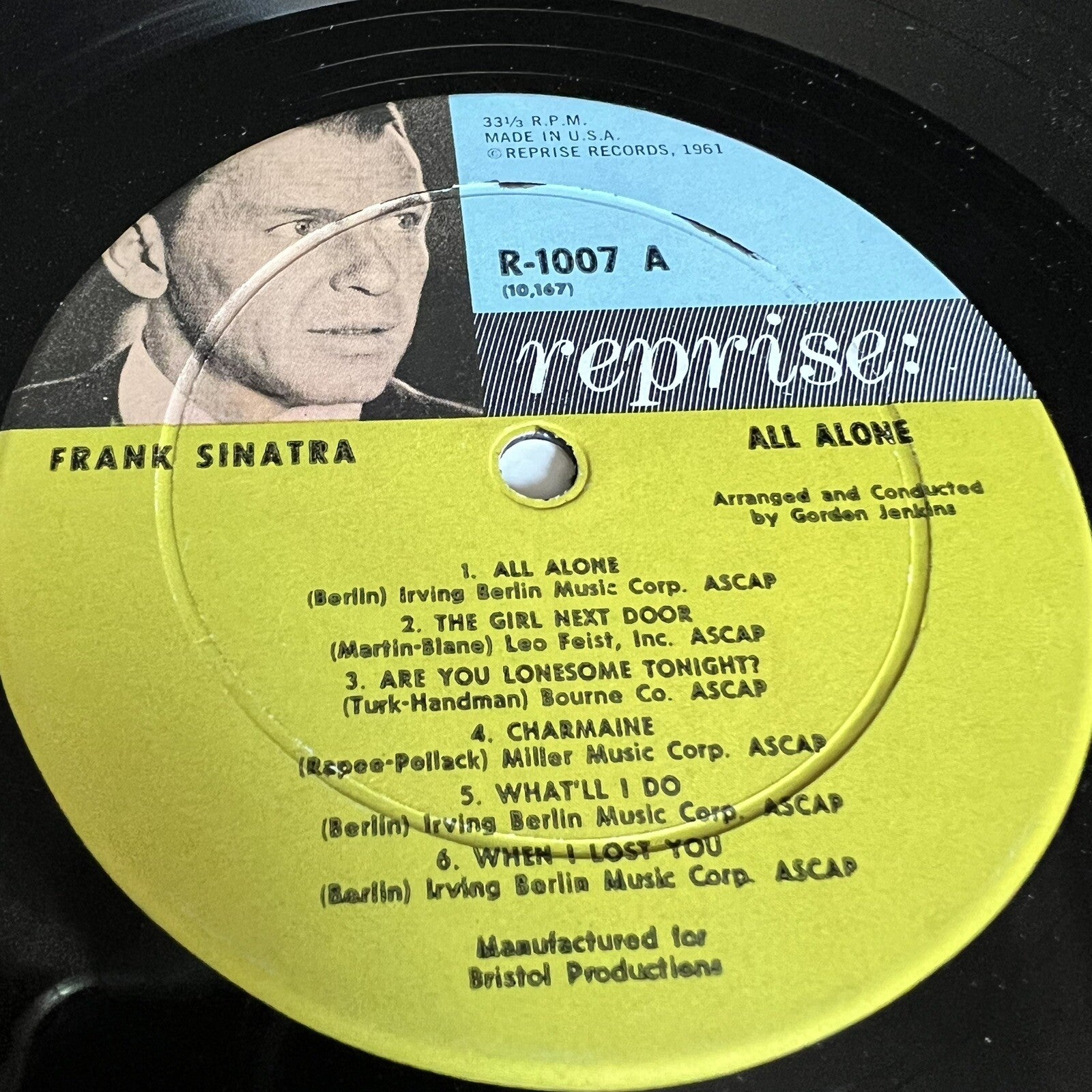 Frank Sinatra GREATEST VOL II + ALL ALONE Vinyl LP Record VG+/VG