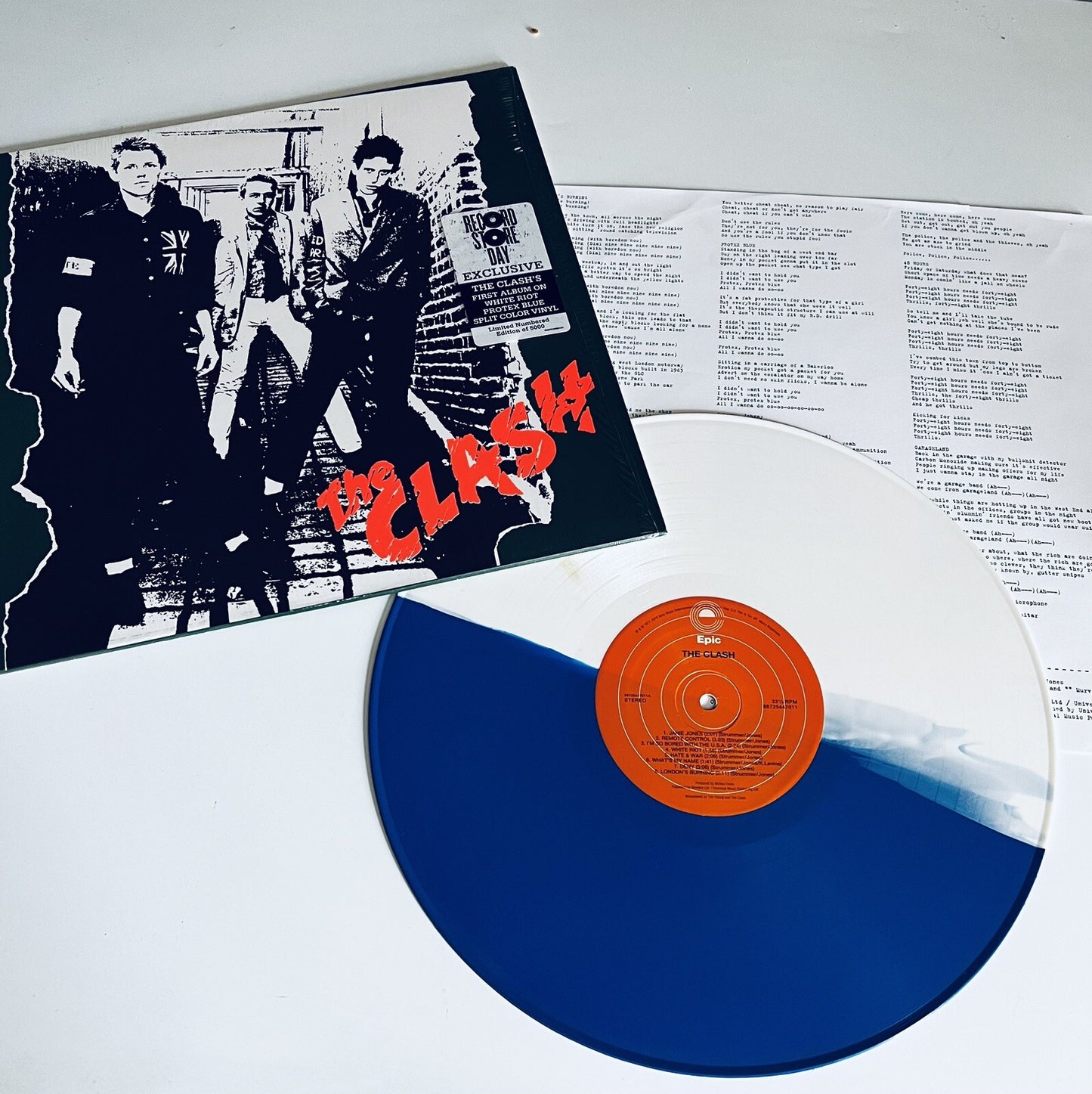 The Clash THE CLASH Color Vinyl LP Record RSD 2015 M/NM Never Played