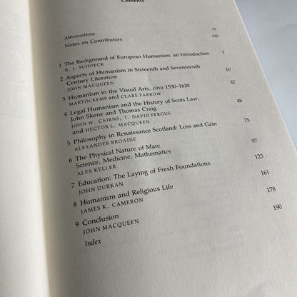 Humanism in Renaissance Scotland