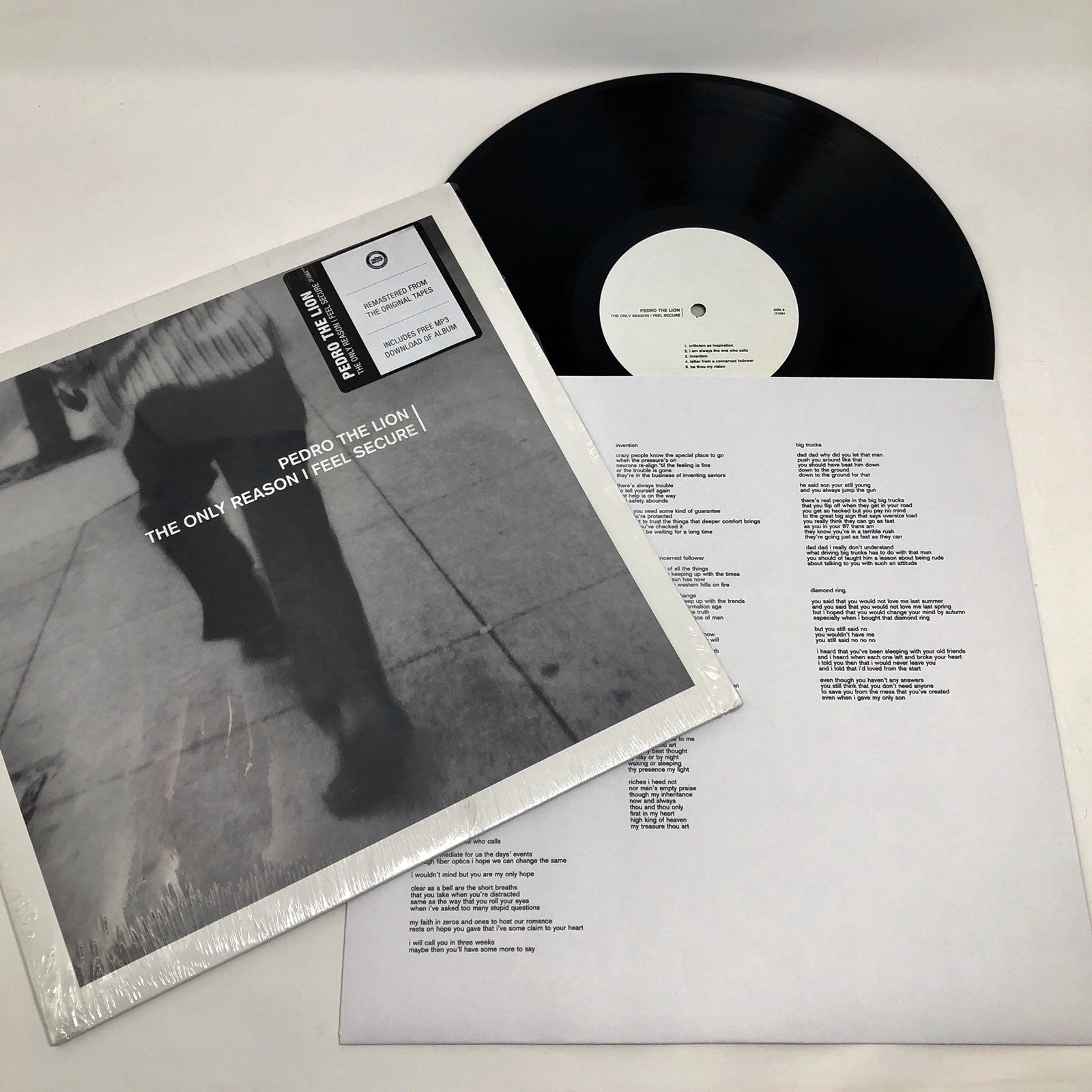 Pedro The Lion THE ONLY REASON I FEEL New Remastered Vinyl LP Record SEALED