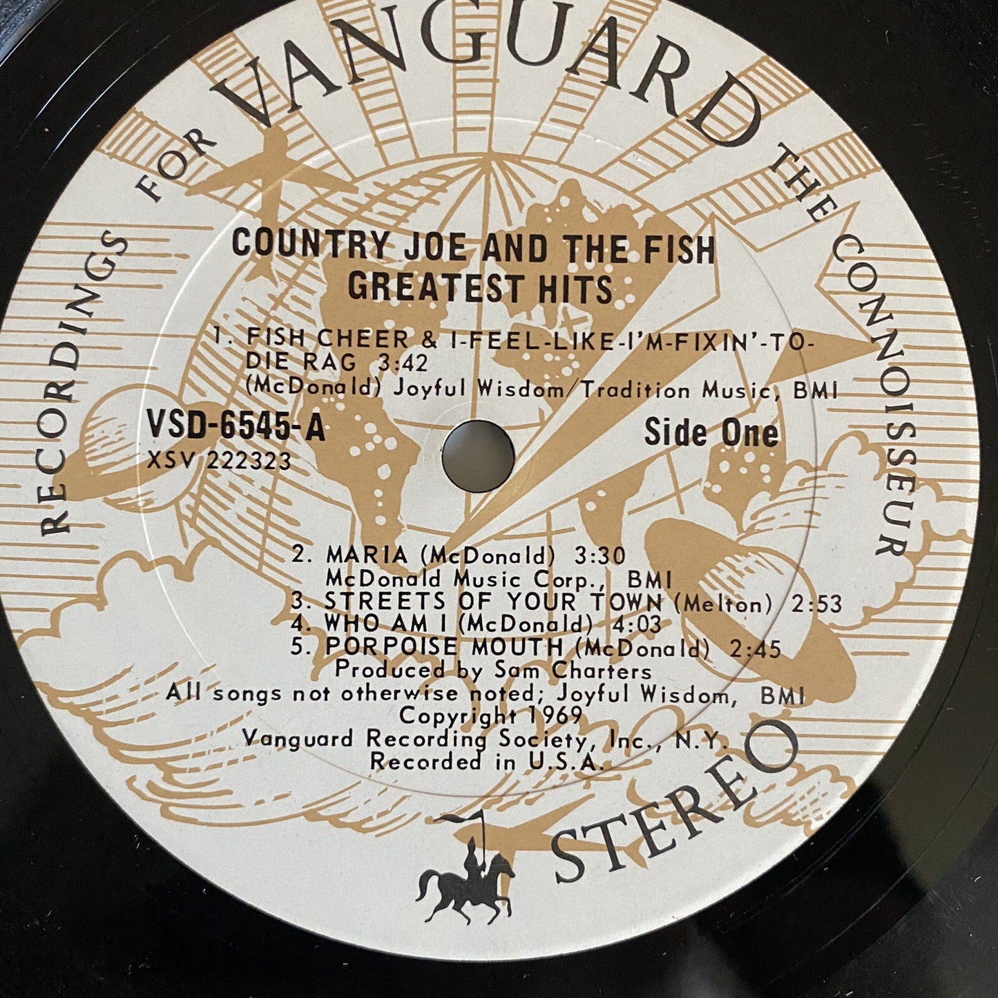 Country Joe McDonald VINYL 4xLP RECORDS BUNDLE VG+
