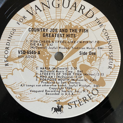Country Joe McDonald VINYL 4xLP RECORDS BUNDLE VG+