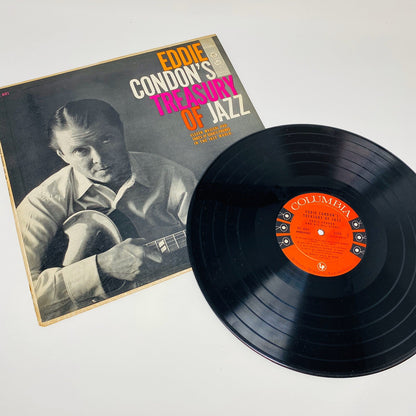 Eddie Condon's TREASURY OF JAZZ Vinyl LP Record Columbia CL 881 6 Eye VG+