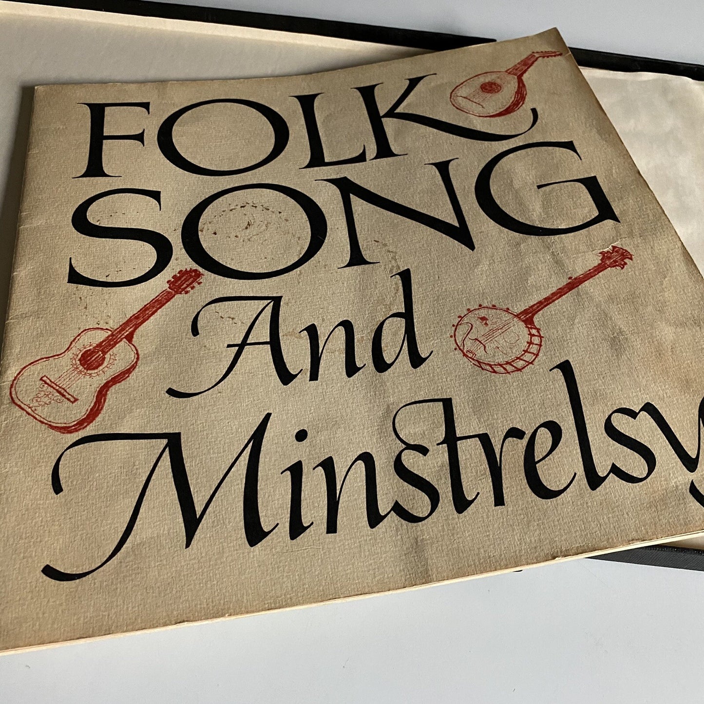 Folk Song and Minstrelsy 4 LP Box Set Vanguard w/Booklet Odetta Pete Seeger etc.