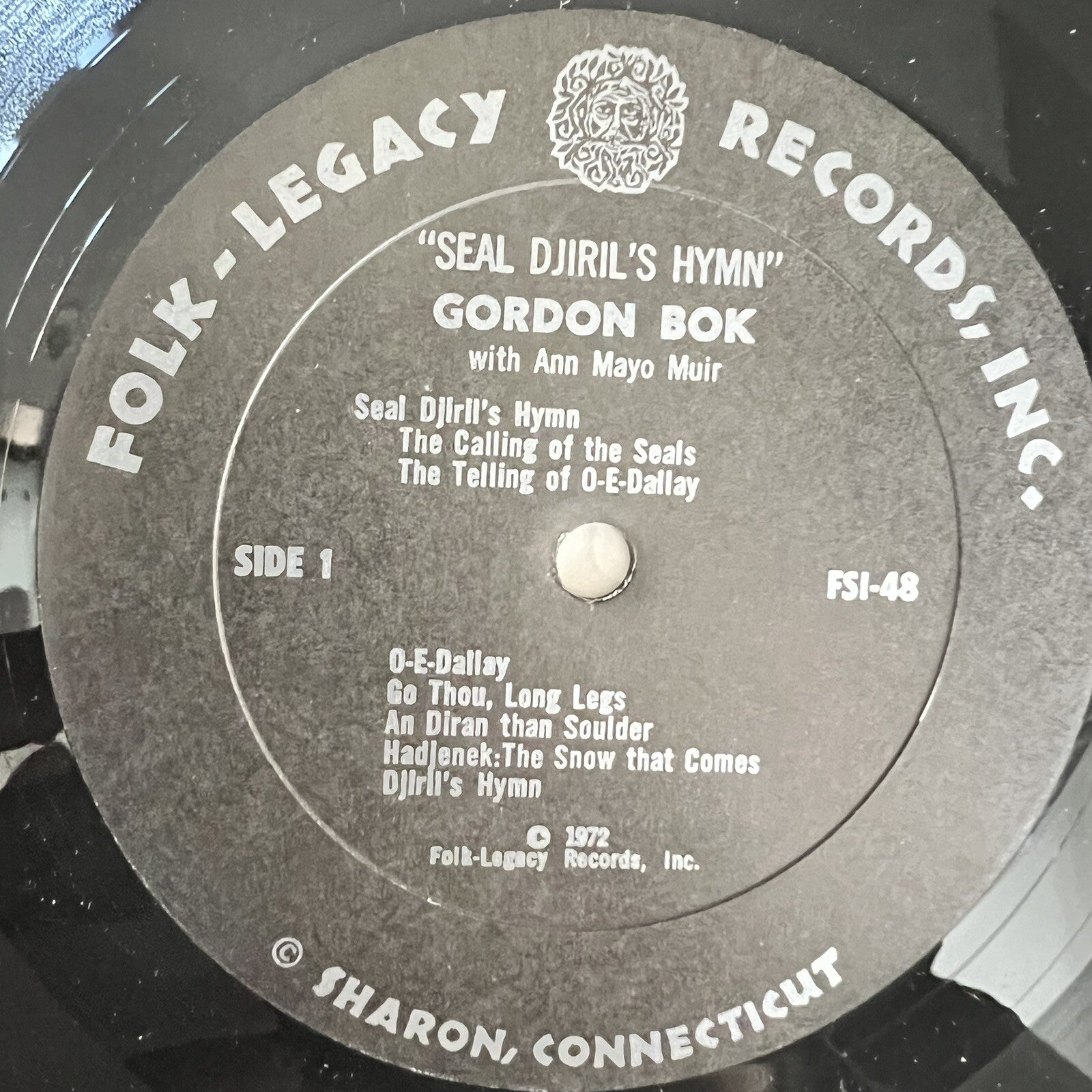 Gordon Bok SEAL DJIRIL'S HYMN Vinyl LP Record VG+