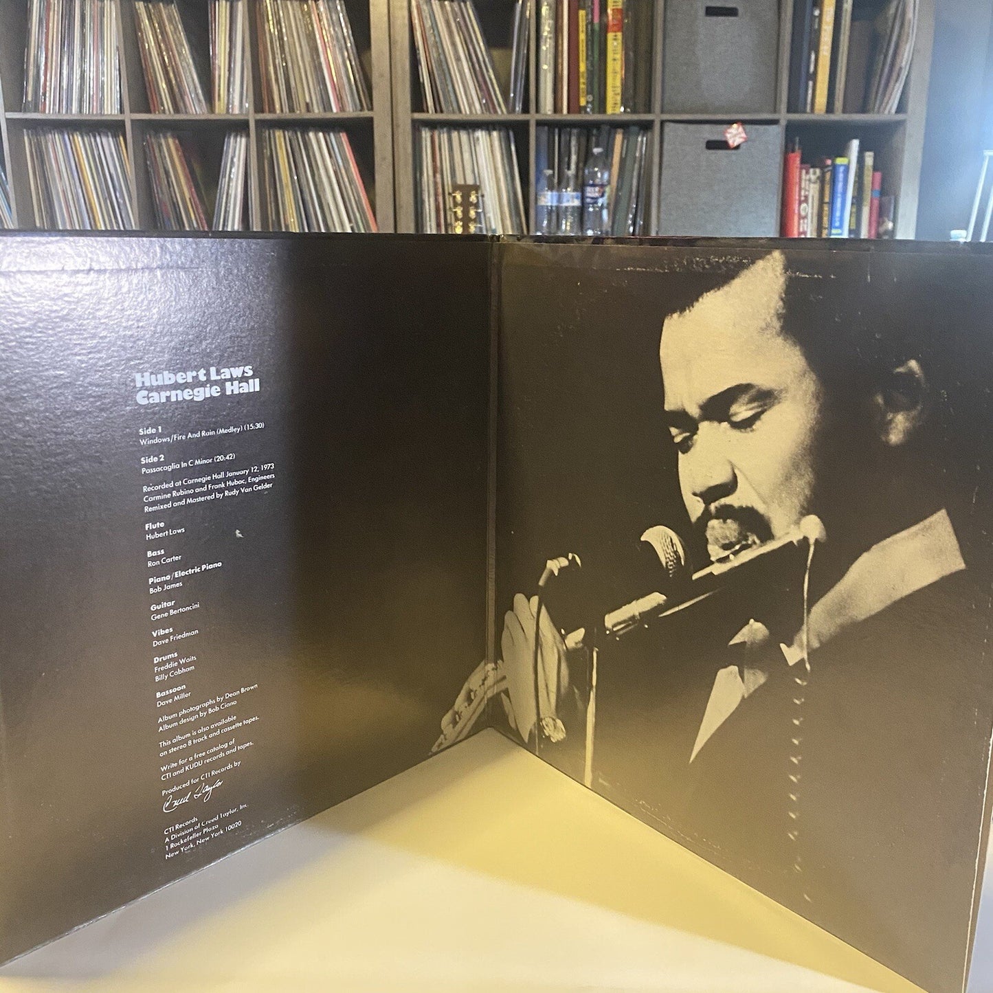 Hubert Laws CARNEGIE HALL Vinyl LP Record  6025 VG+