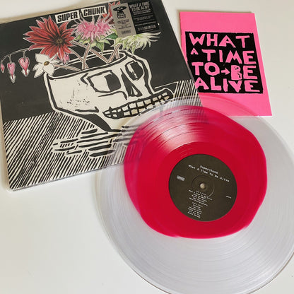 Superchunk WHAT A TIME TO BE ALIVE Color Vinyl LP Record + lyric book & poster M
