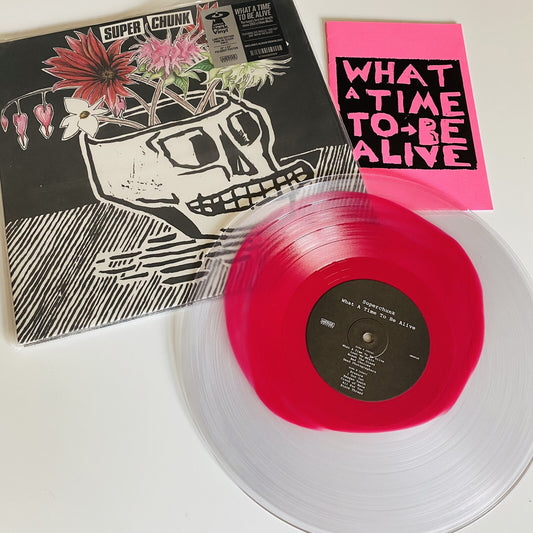 Superchunk WHAT A TIME TO BE ALIVE Color Vinyl LP Record + lyric book & poster M