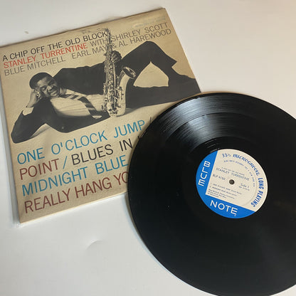 Stanley Turrentine A CHIP OFF THE OLD BLOCK  Vinyl LP Record IST PRESS Mono VG+
