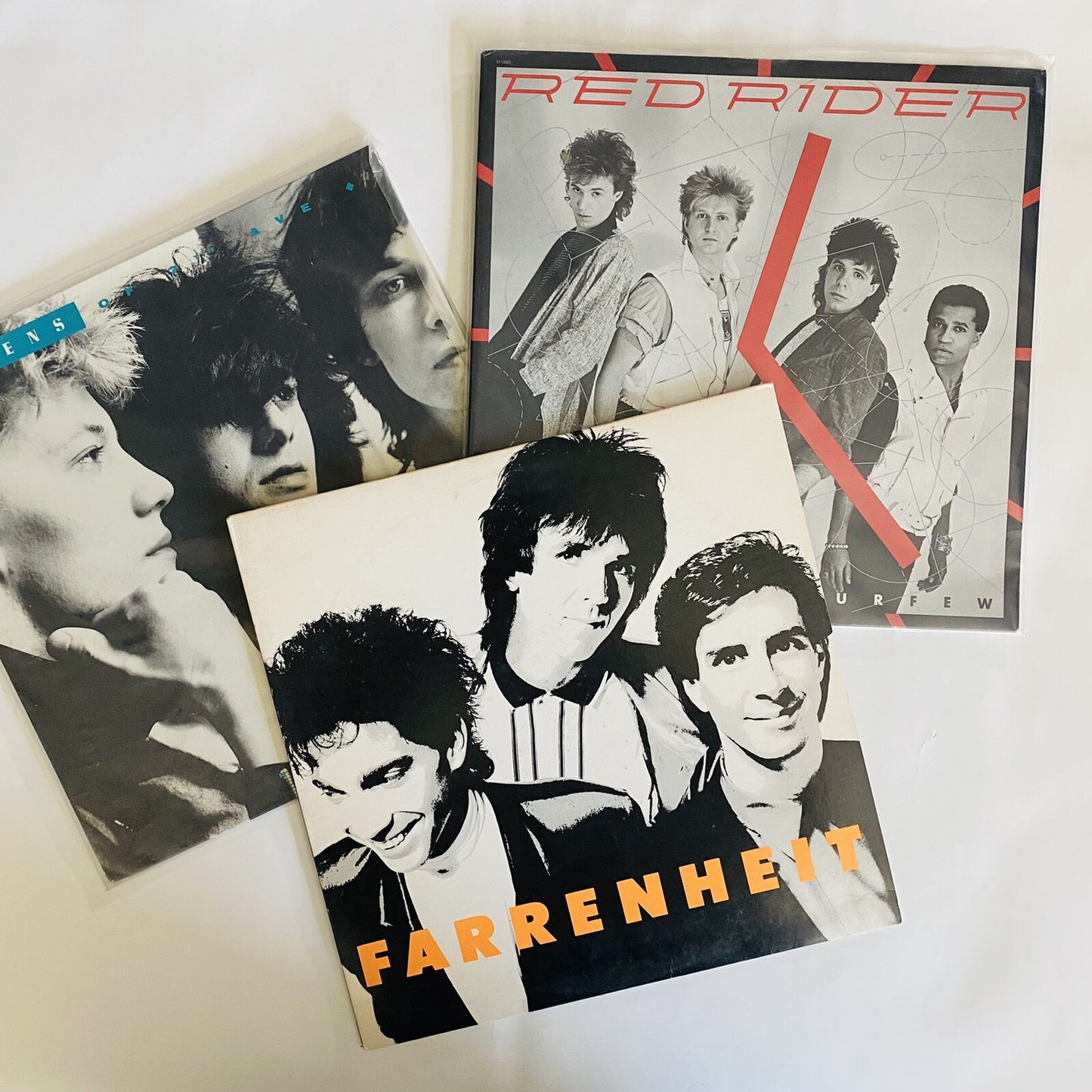 Red Rider, Sirens, Farrenheit VINYL LP RECORDS ‘80s VG+