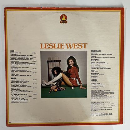 Leslie West THE GREAT FATSBY Vinyl LP Record VG+