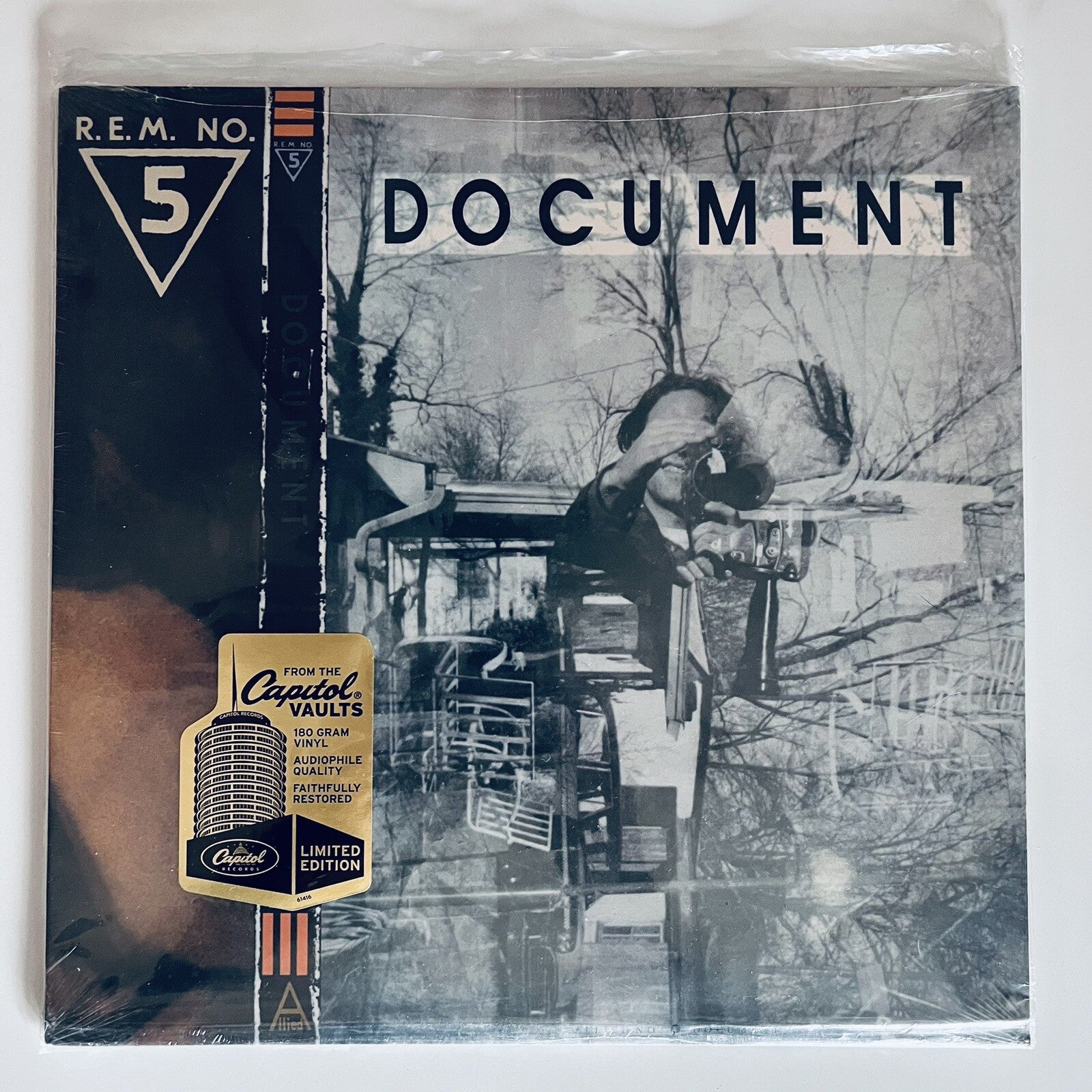 R.E.M. DOCUMENT Audiophile “From Capital Vaults” Vinyl LP 180g Record NEW Sealed