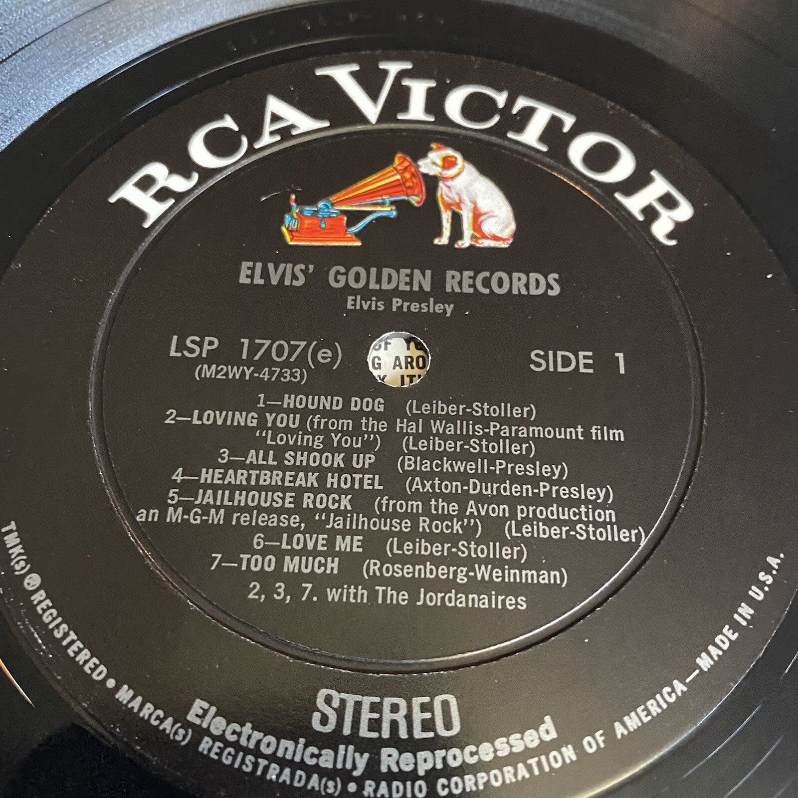Elvis Presley ELVIS' GOLDEN RECORDS Vinyl LP RECORD Excellent