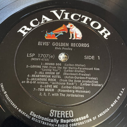 Elvis Presley ELVIS' GOLDEN RECORDS Vinyl LP RECORD Excellent