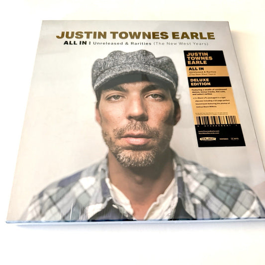 Justin Townes Earle ALL IN: UNRELEASED & RARITIES Deluxe Vinyl 2LP BOXSET Sealed