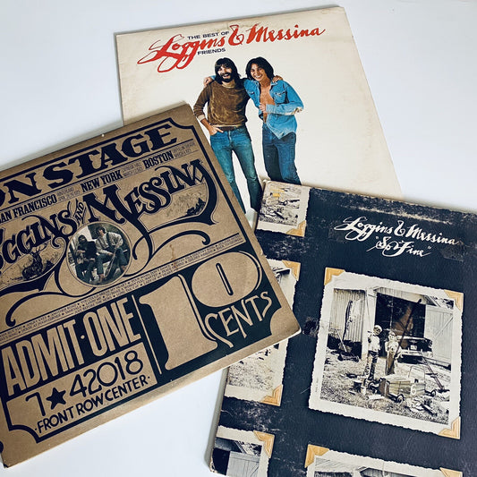 Loggins & Messina ON STAGE + FRIENDS + SO FINE  Vinyl LP Record VG+