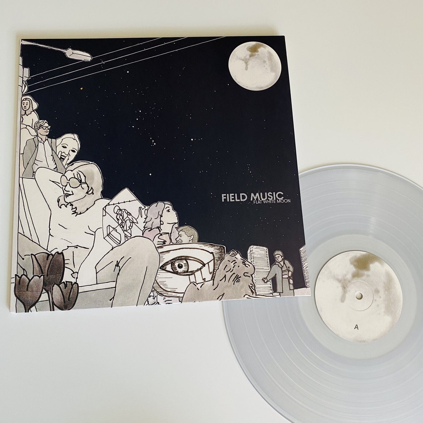 Field Music FLAT WHITE MOON Limited Edition NEW SEALED CLEAR VINYL RECORD LP