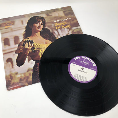 101 Strings Play SONGS OF ITALY Vinyl LP Record ALSHIRE S5213 VG