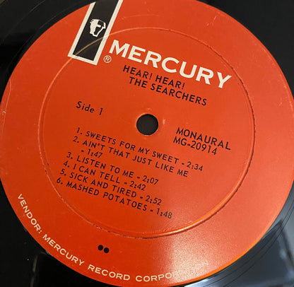 The Searchers HEAR! HEAR! Vinyl LP Record MONO mg-20914 VG+