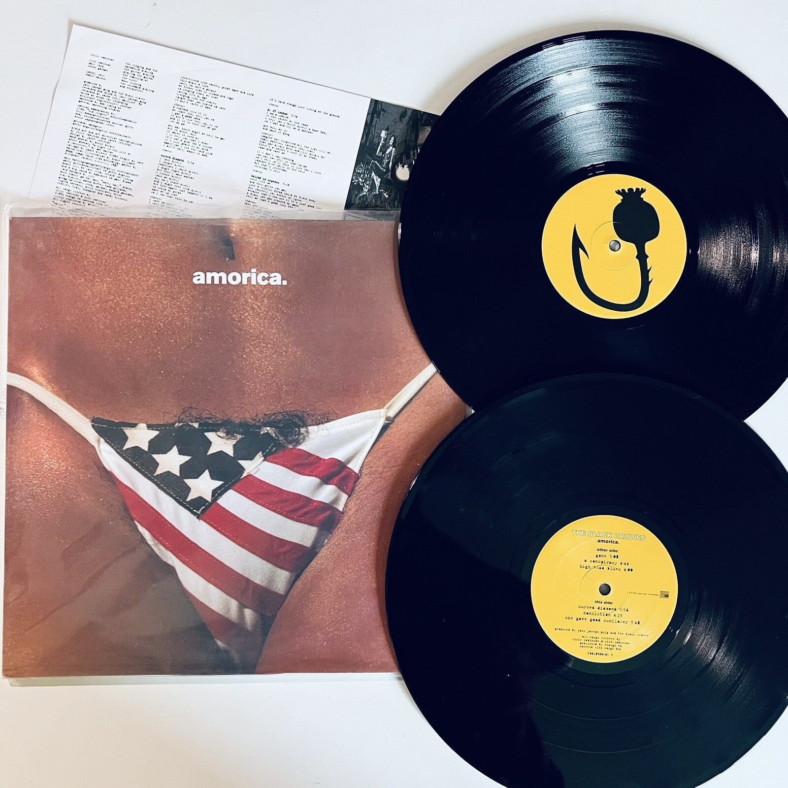 Black Crowes AMORICA Vinyl LP Record VG++