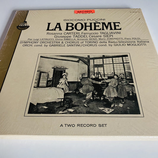 Giocomo Puccini  La Bohème MONO Vinyl 2LP Records SEALED