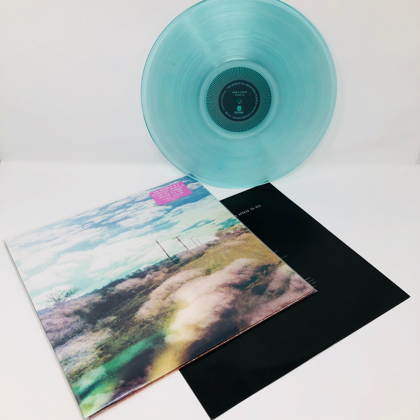 The World Is a Beautiful Place & I Am No... ALWAYS FOREIGN Clear Vinyl LP Record