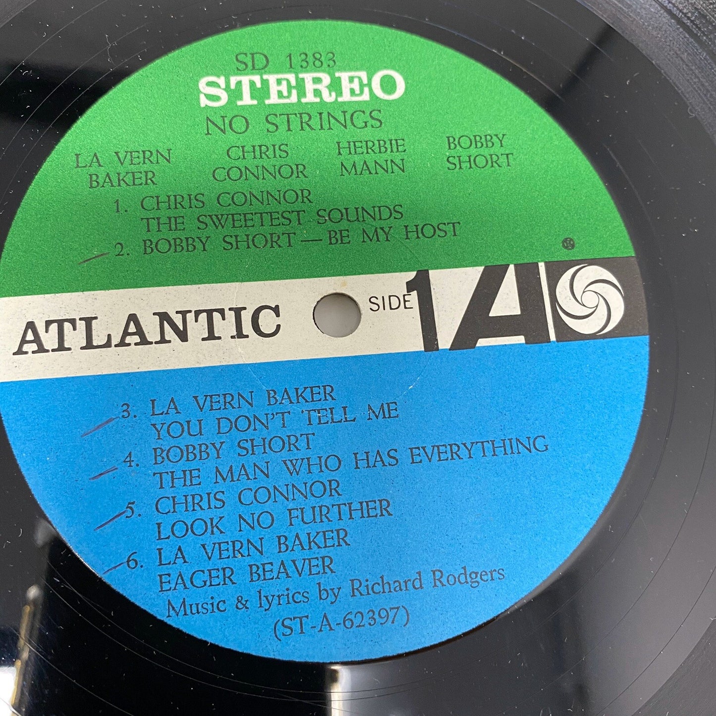 Richard Rogers’ NO STRINGS: AFTER THEATRE VERSION Vinyl LP Record VG 