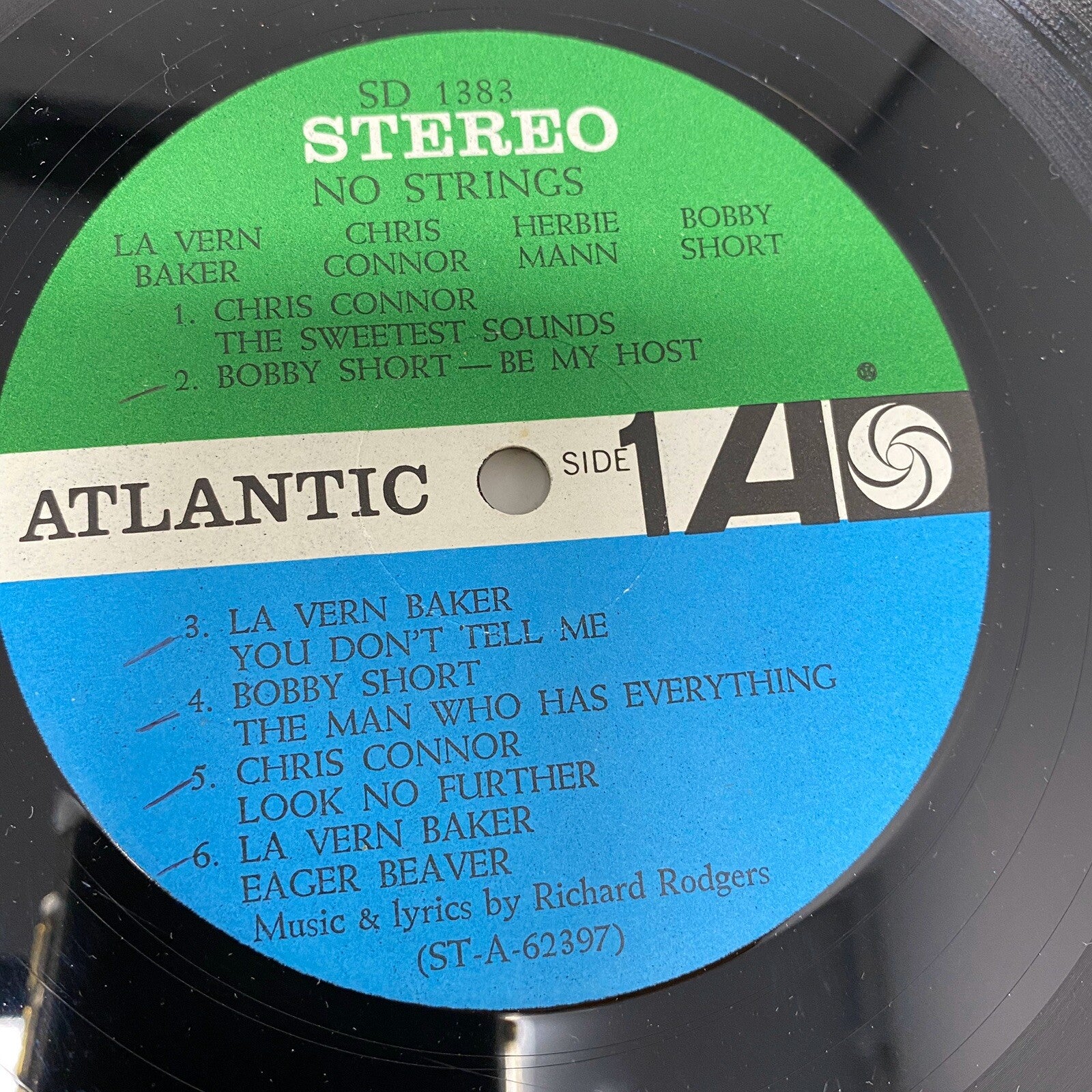 Richard Rogers’ NO STRINGS: AFTER THEATRE VERSION Vinyl LP Record VG 
