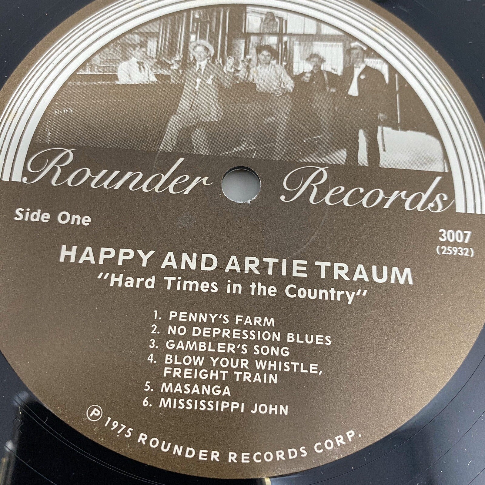 Happy & Artie Traum  HARD TIMES IN THE COUNTRY Vinyl LP Record 