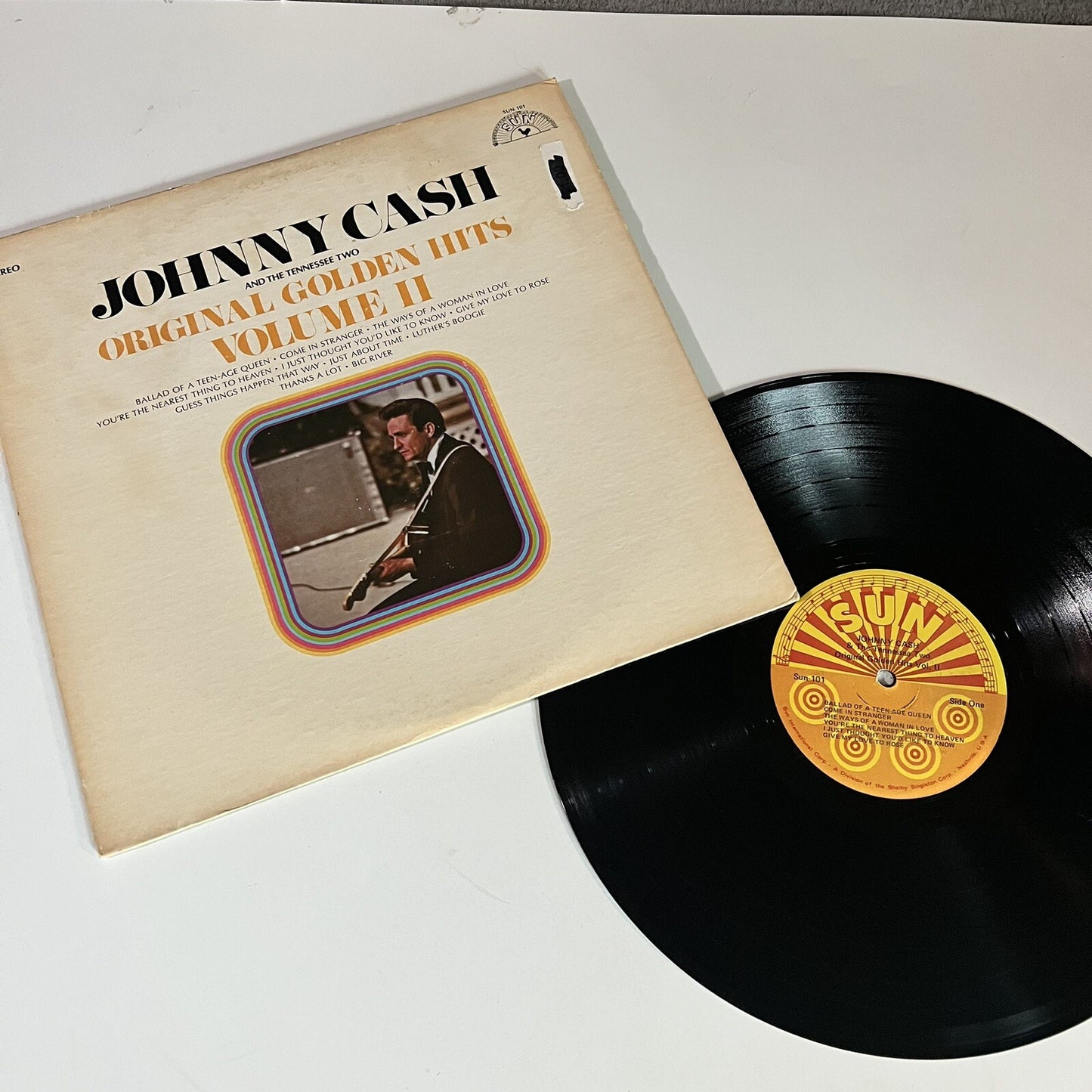 Johnny Cash ORIGINAL GOLDEN HITS VOLUME 2 Vinyl LP Record VG+