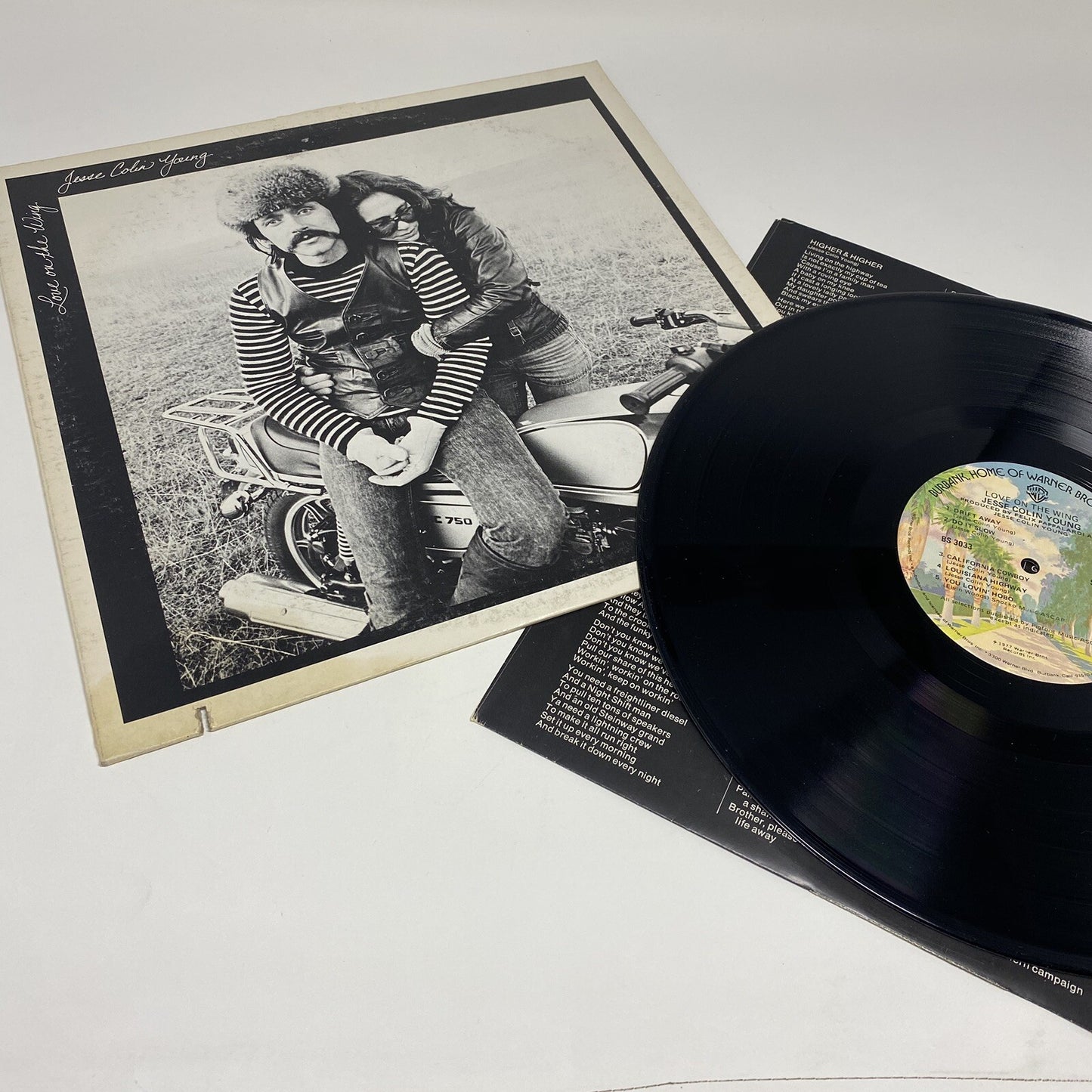 Jesse Colin Young (Youngbloods) ‎LOVE ON THE WONG Vinyl LP Record 1977 VG+