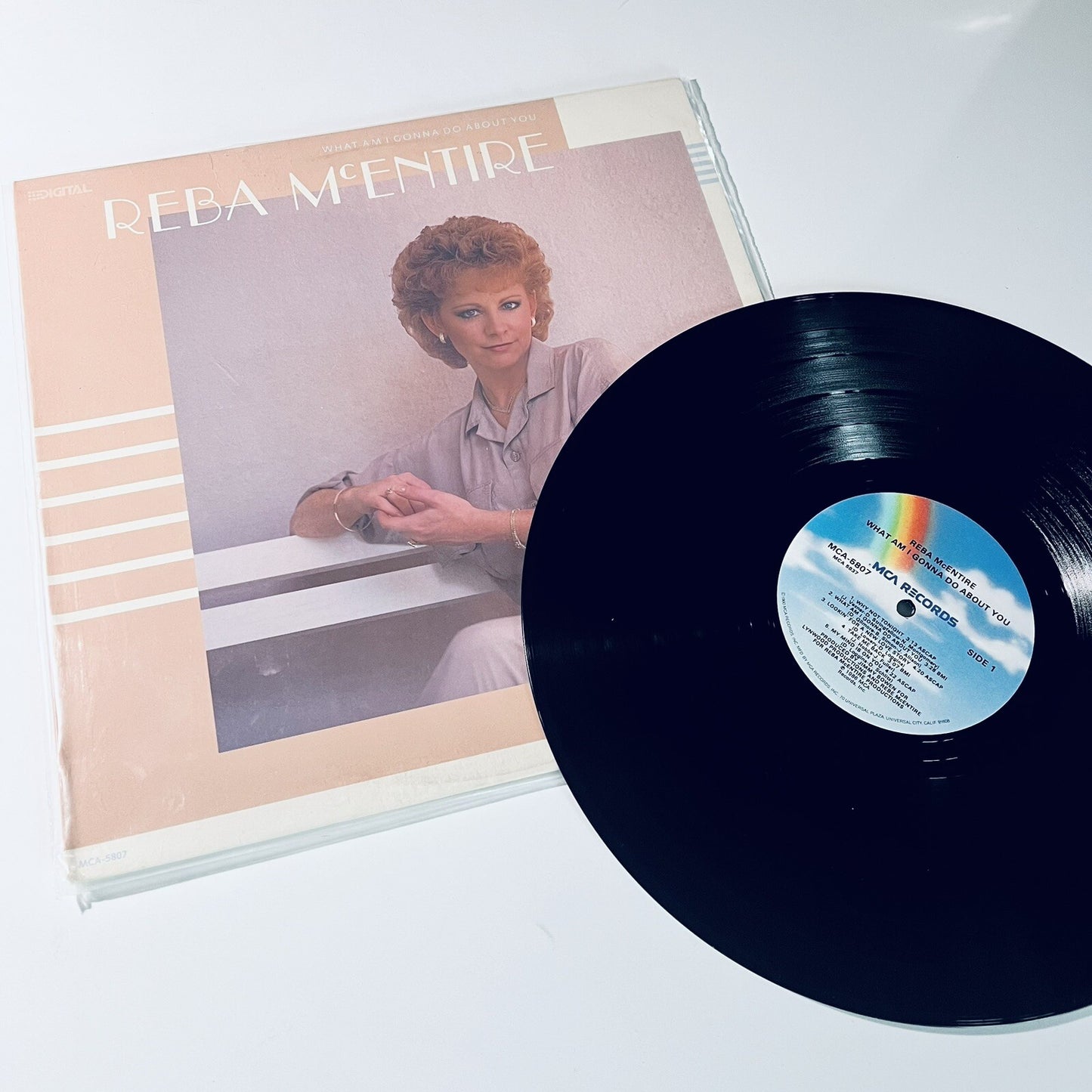 Reba McEntire WHAT AM I GONNA DO ABOUT YOU Vinyl LP Record VG+/VG+