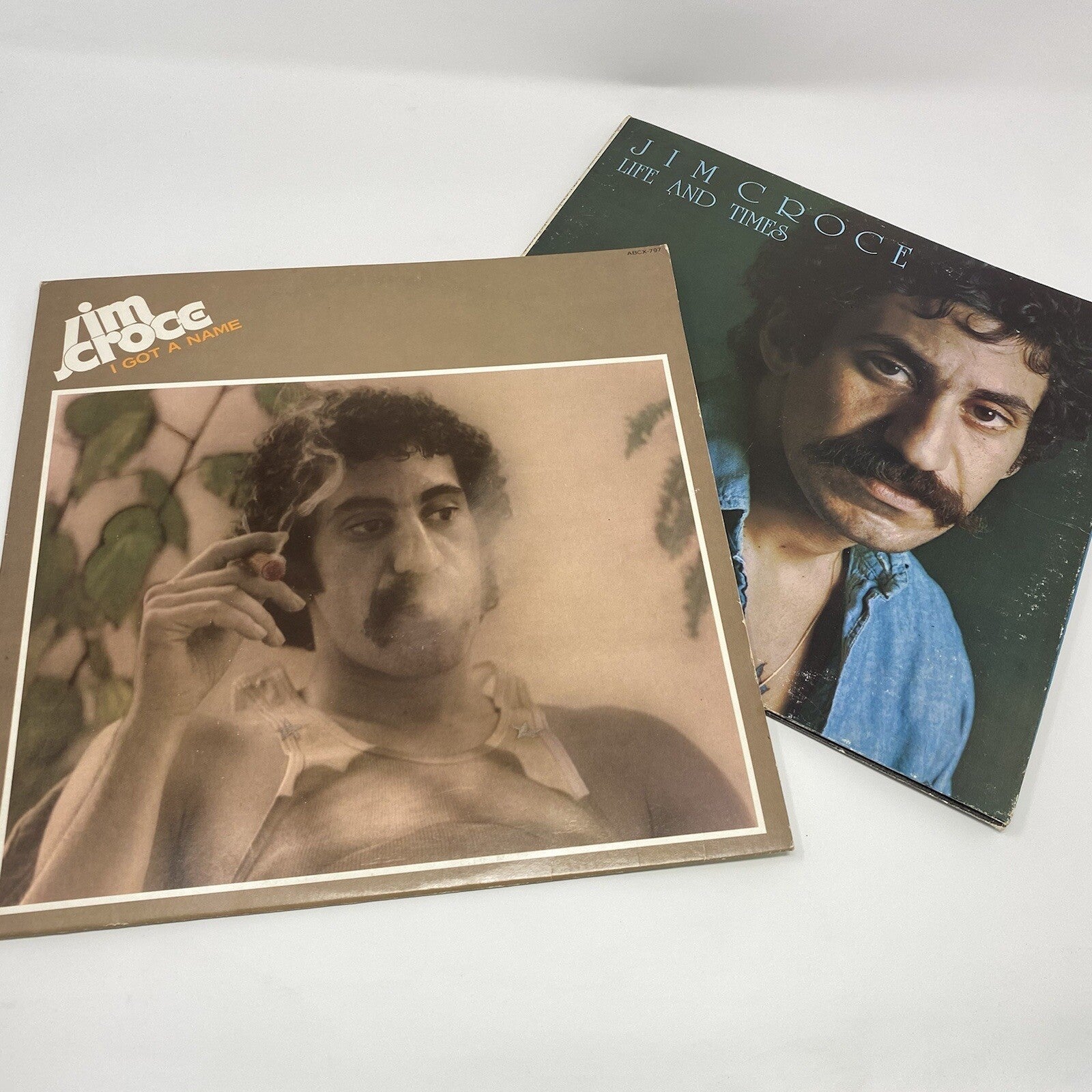 Jim Croce I GOT A NAME + LIFE & TIMES Vinyl LP Records VG+