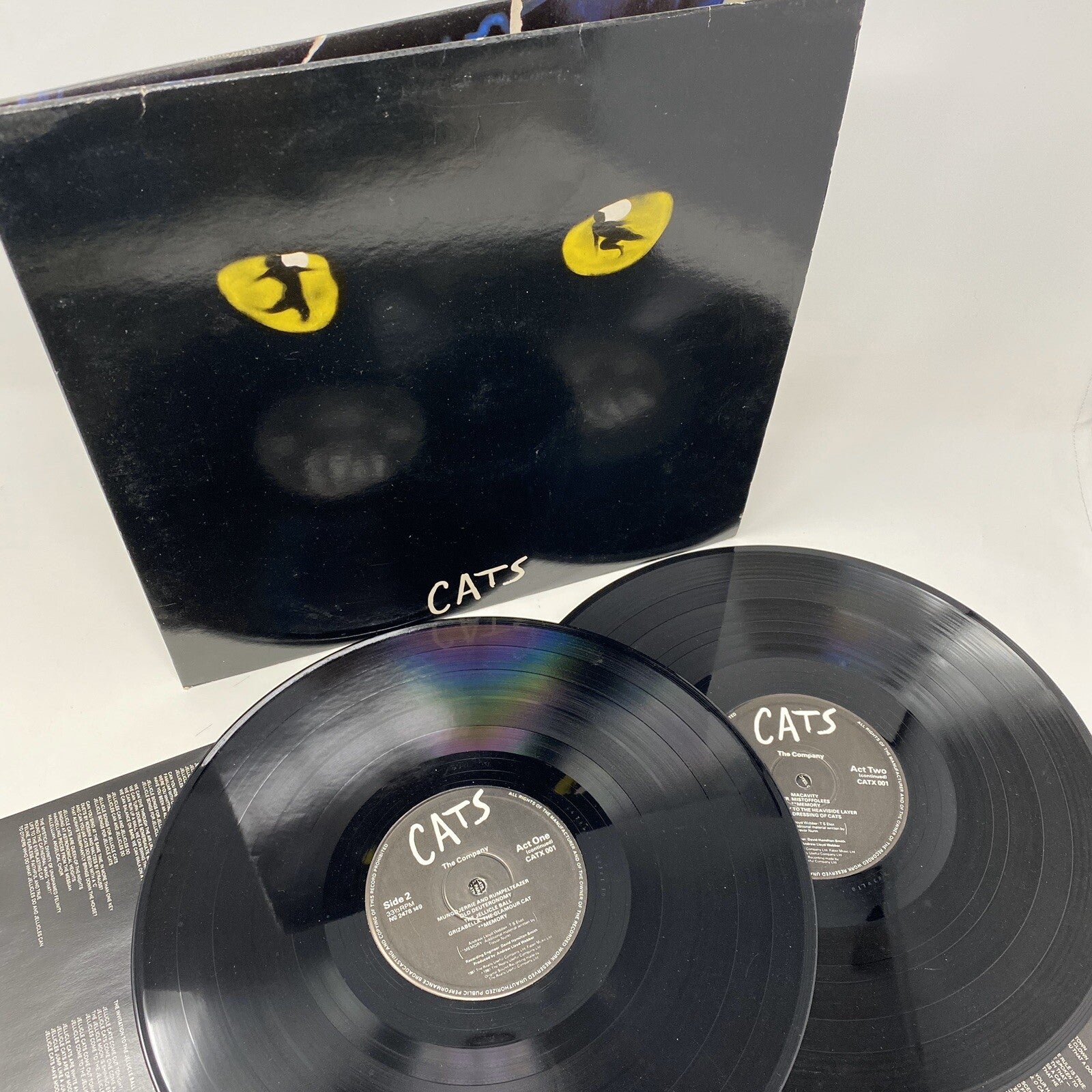 CATS Original London Cast Recording Vinyl 2xLP Records 2478150 VG+