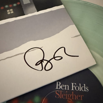 Ben Folds SLEIGHER Color AUTOGRAPHED Vinyl LP Record NEW