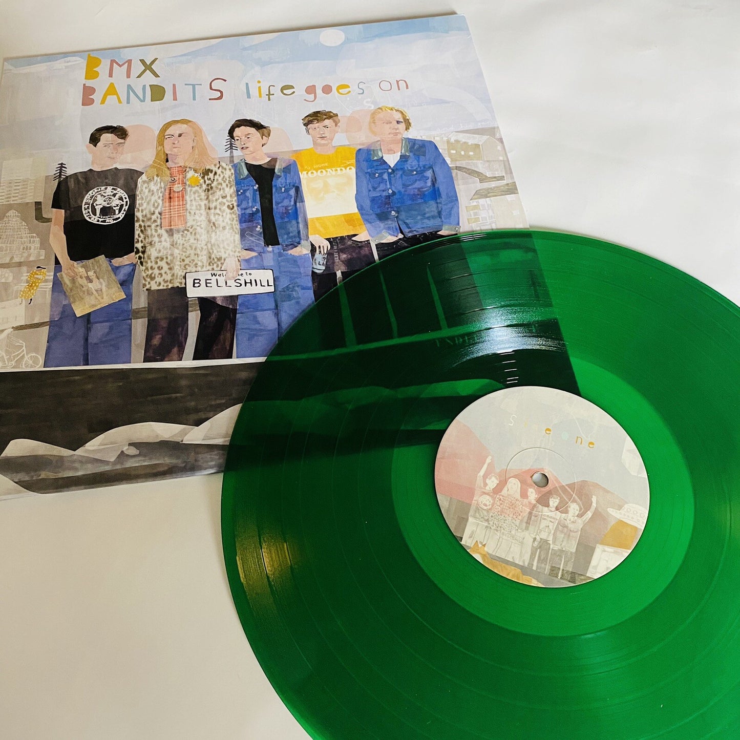 BMX Bandits LIFE GOES ON Color Vinyl LP Record NEW