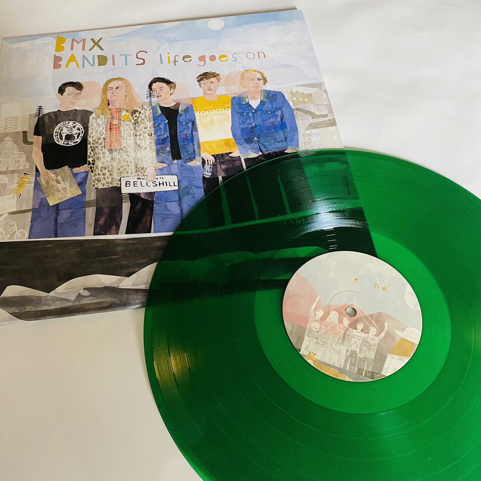 BMX Bandits LIFE GOES ON Color Vinyl LP Record NEW