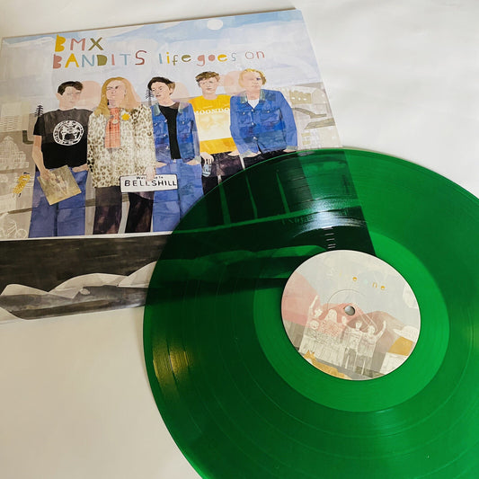 BMX Bandits LIFE GOES ON Color Vinyl LP Record NEW