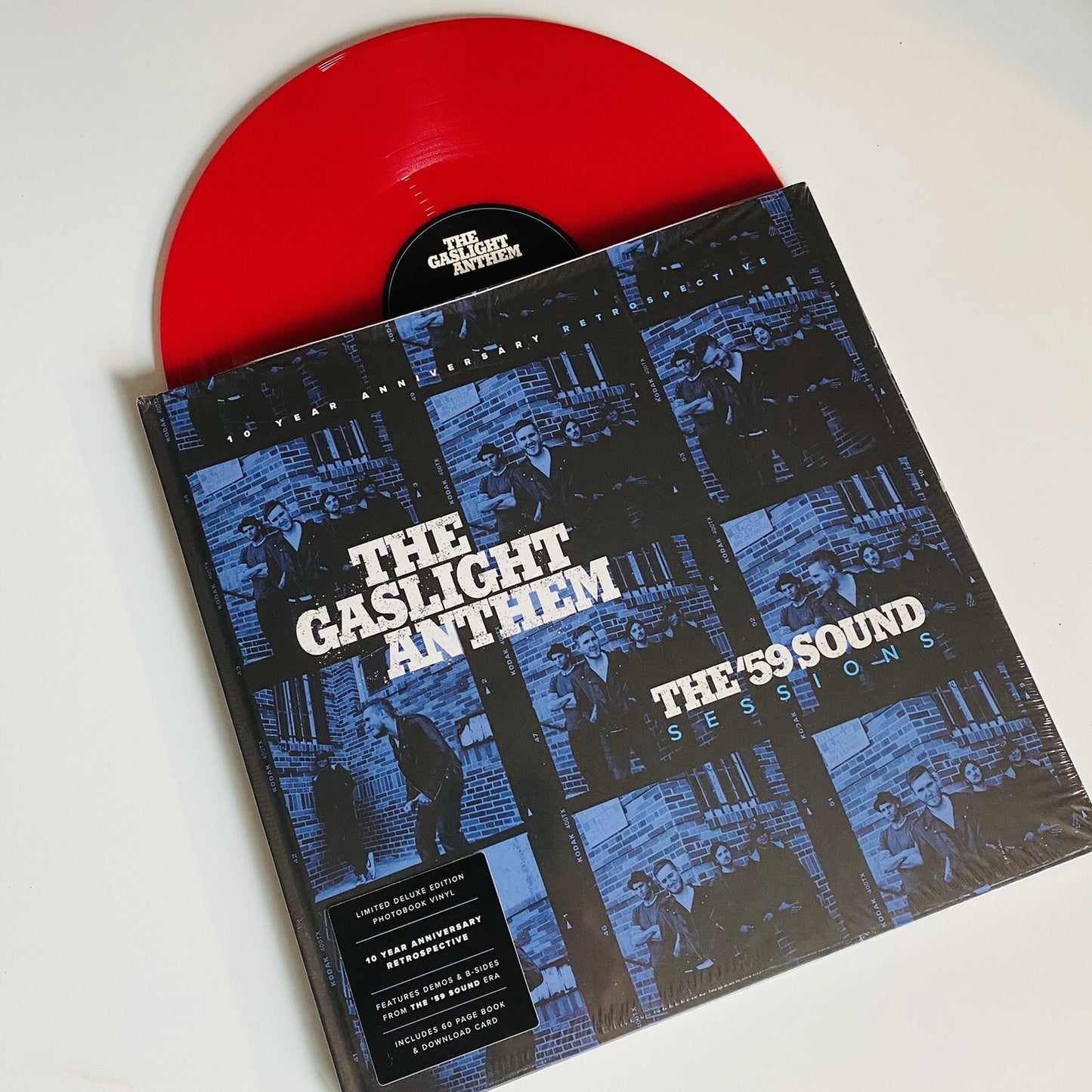 The Gaslight Anthem 59 SOUND SESSIONS Red Vinyl Record + Photo Book IMPORT NEW