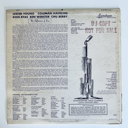 Coleman Hawkins THE INFLUENCE OF FIVE Vinyl LP Record STAMPED "DJ COPY" VG+