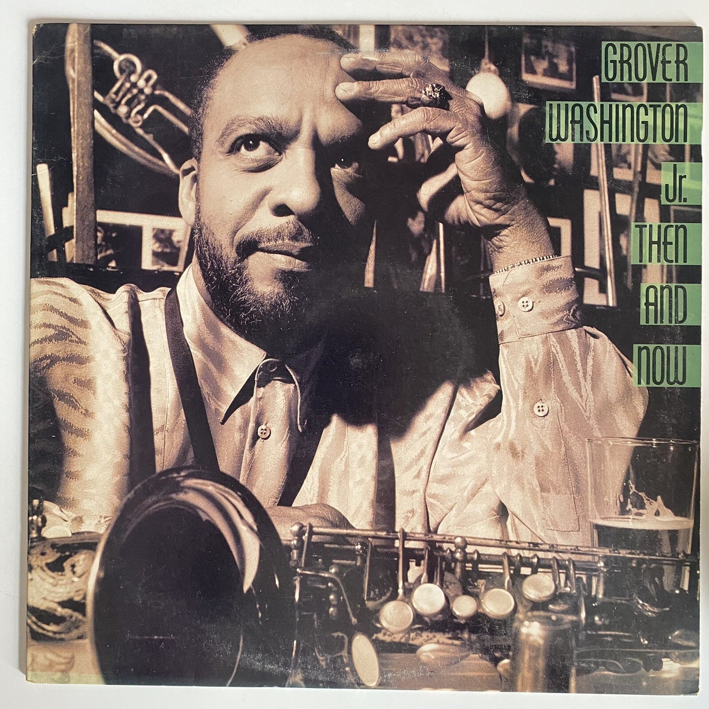 Grover Washington Jr THEN AND NOW Vinyl LP Record VG+ PROMO COPY
