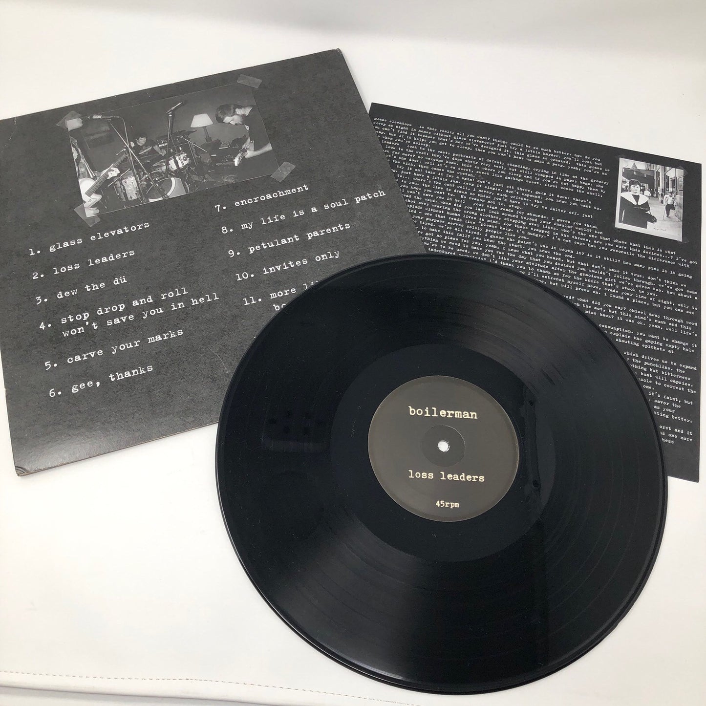 Boilerman LOSS LEADERS Vinyl LP Record VG+ Iron Chic, Dillinger Four, Spraynards