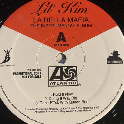 Lil' Kim LA BELLA MAFIA (instrumental) + HOW MANY LICKS 12" Vinyl Record VG+