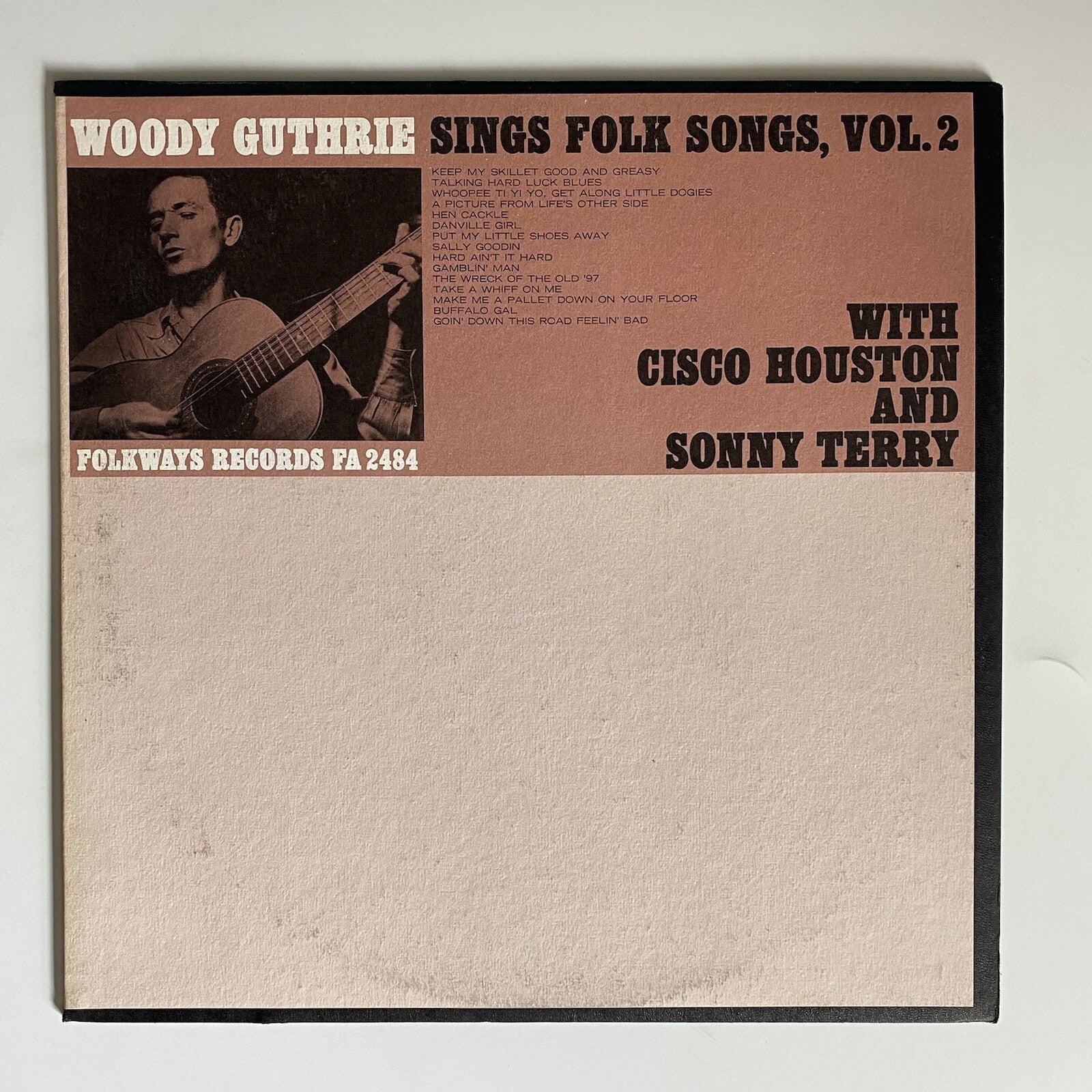 Woody Guthrie SINGS FOLK SONGS VOL 2 Vinyl LP 180g Record w/booklet VG+