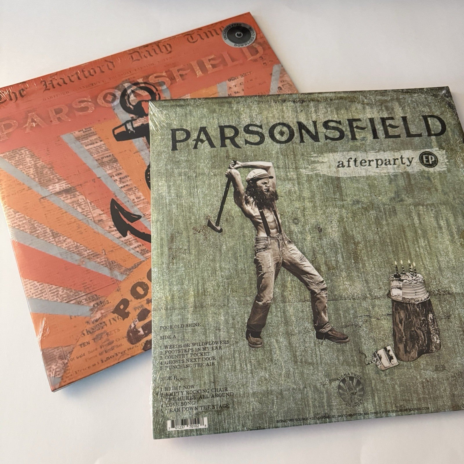 Parsonsfield POOR OLD SHINE + AFTERPARTY EP  Vinyl Record NEW