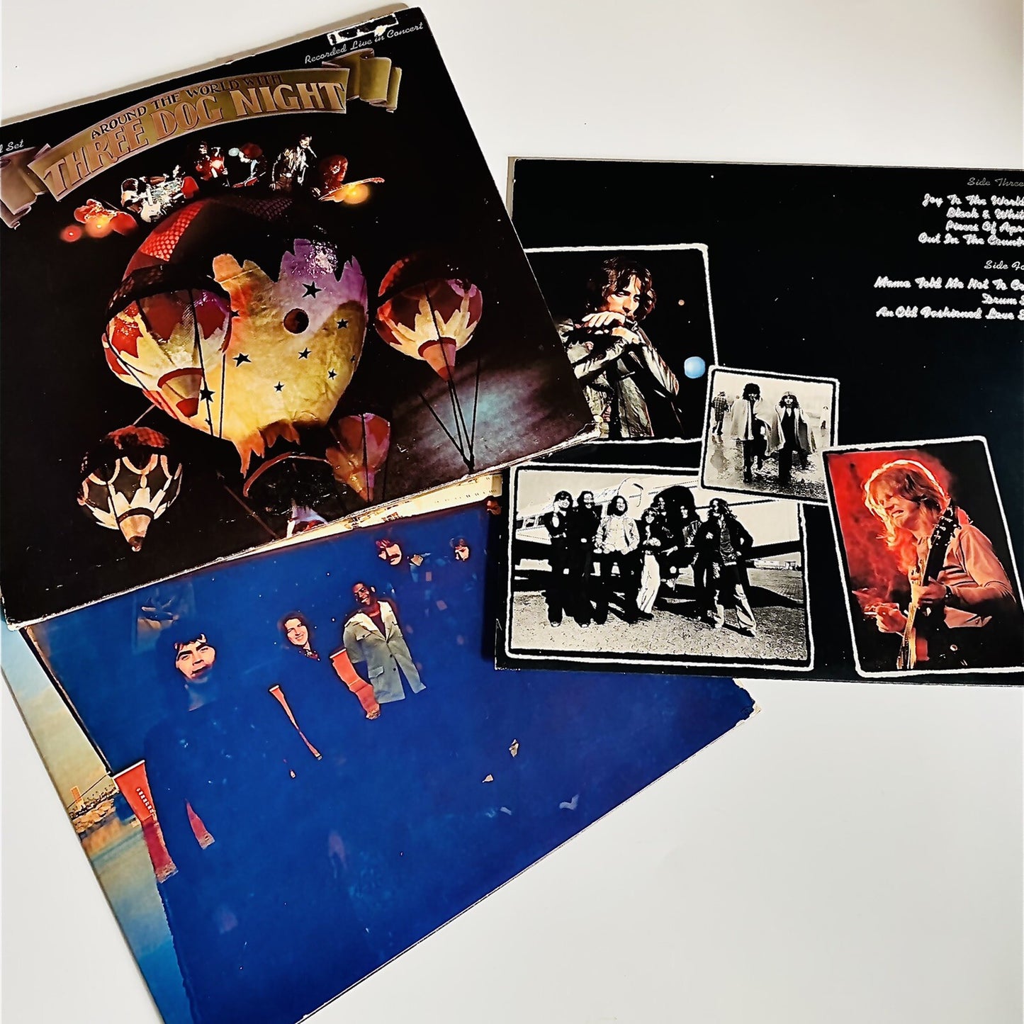 Three Dog Night CAPTURES LIVE + AROUND THE WORLD Vinyl LP Record VG