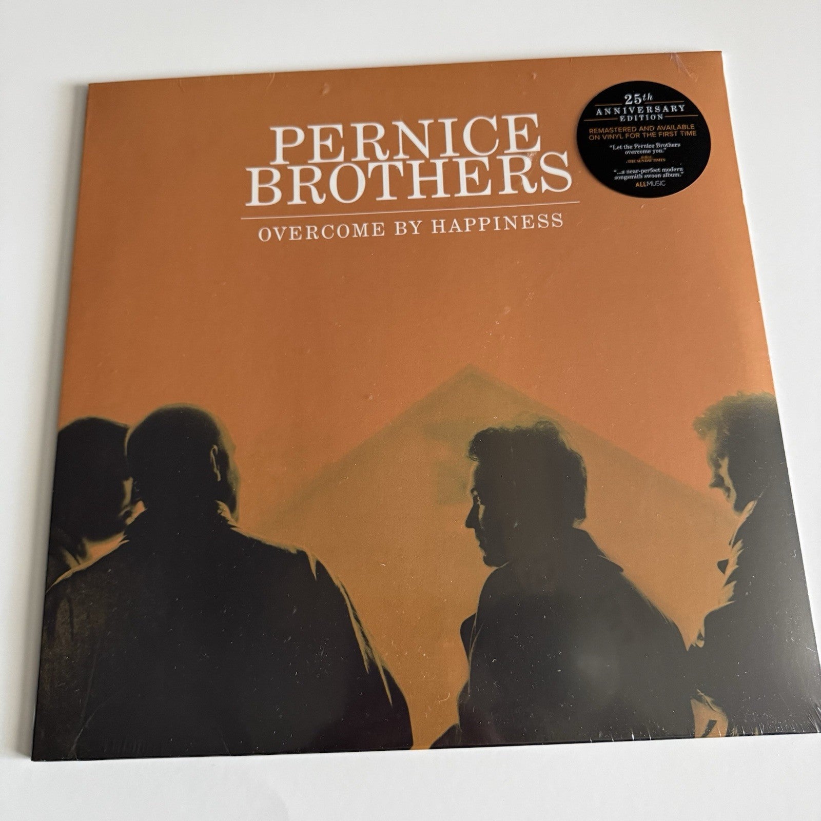 Pernice Brothers OVERCOME BY HAPPINESS Vinyl LP Record 25TH ANNIV PRESSING New